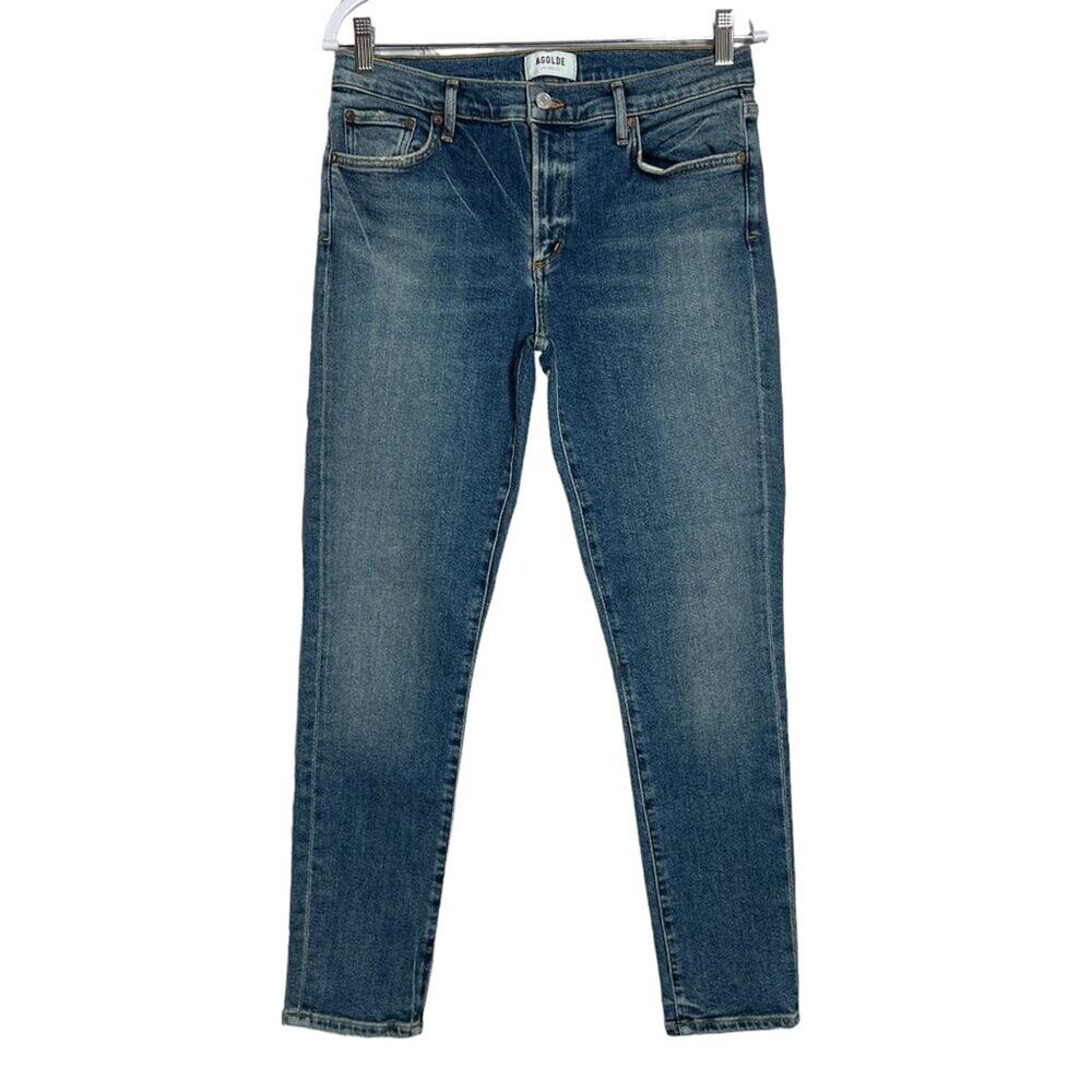 AGOLDE Sophie High Rise Skinny Jeans WOMENS 29x28 Medium Wash Ankle